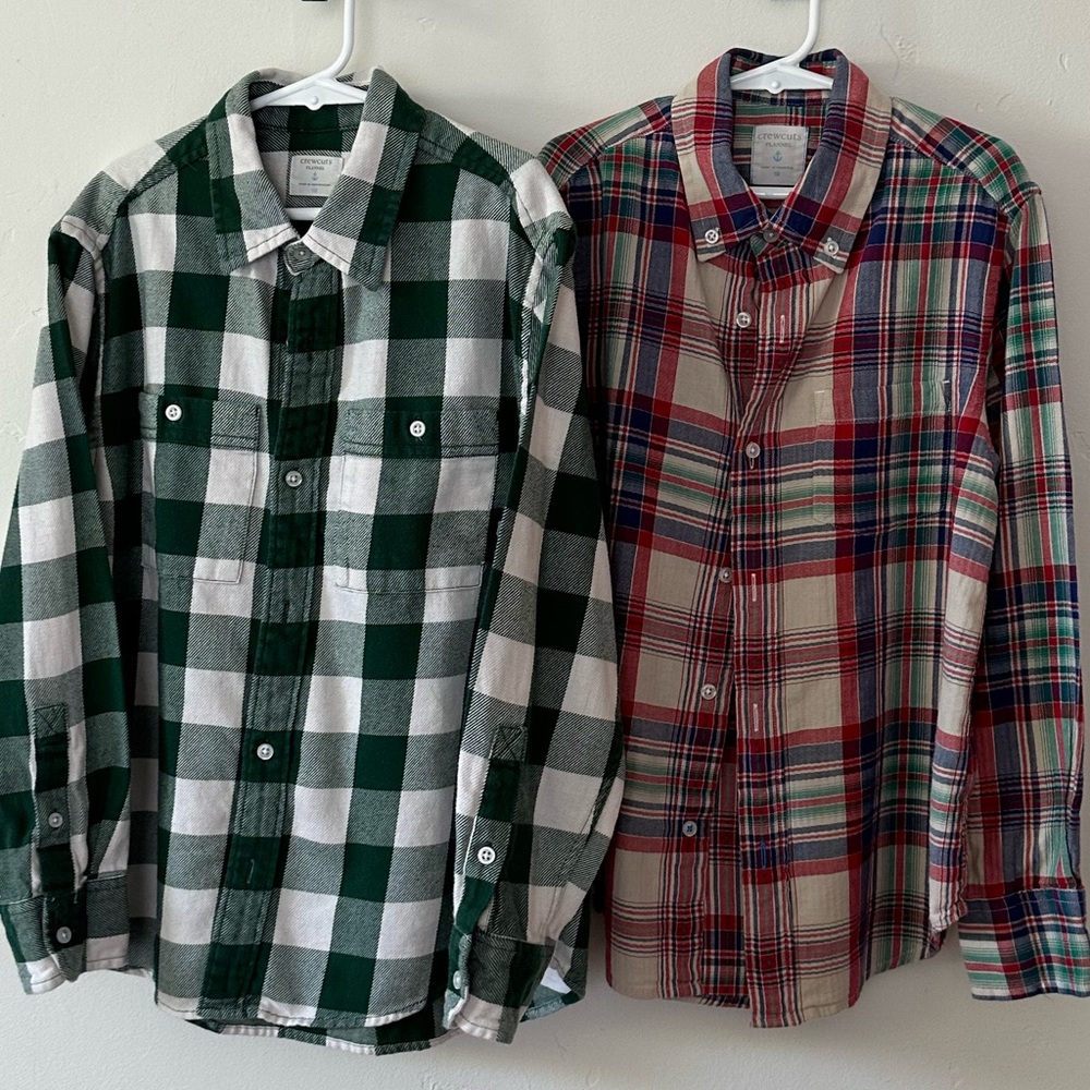 Crewcuts Boys Flannels - set of 2